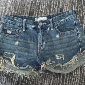 Free people distressed shorts